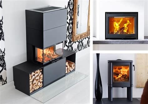 Wood burning stoves by Contura .